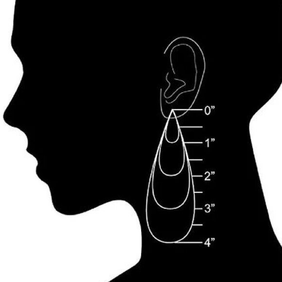 3For$20 Vintage Berry Textured U Earring Stainless Steel Earrings - Picture 3 of 3